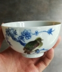 景德镇陈晋铭经草堂手绘宋人画意大茶碗